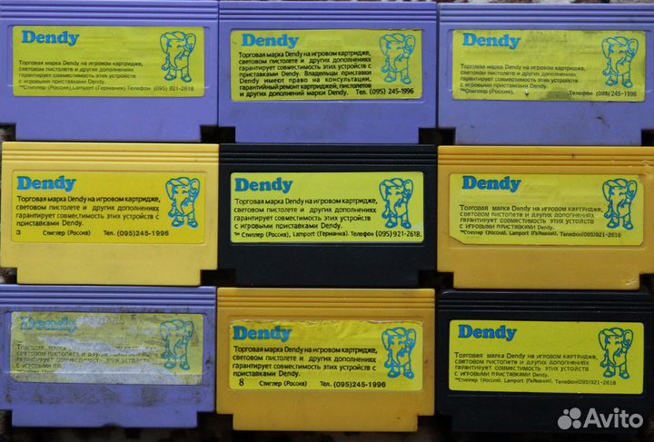 Картриджи dendy,sega,snes 90х