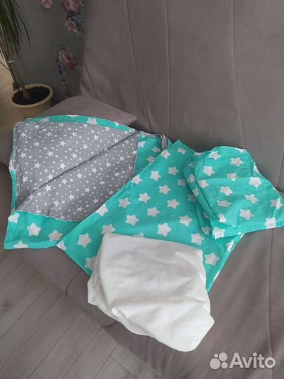 Комплект постельного белья в детскую кроватку