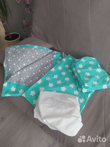 Комплект постельного белья в детскую кроватку