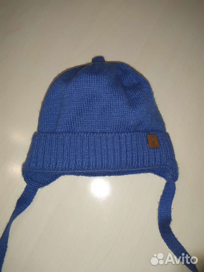 Шапка осенняя с подкладкой. 56 размер