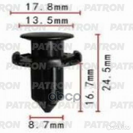 Клипса пластмассовая Chrysler,Hyundai,Kia,Mitsu