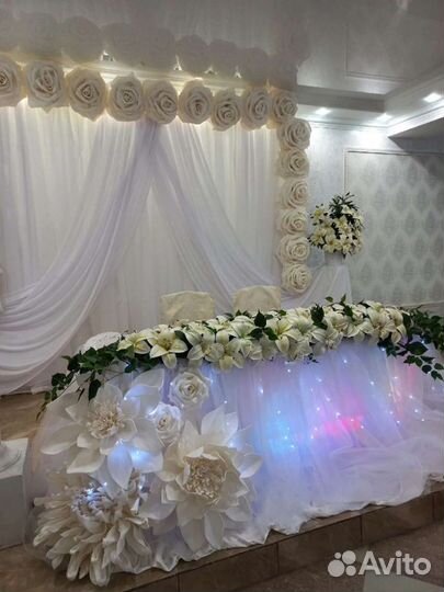Свадебное оформление. Аренда декора фотозоны