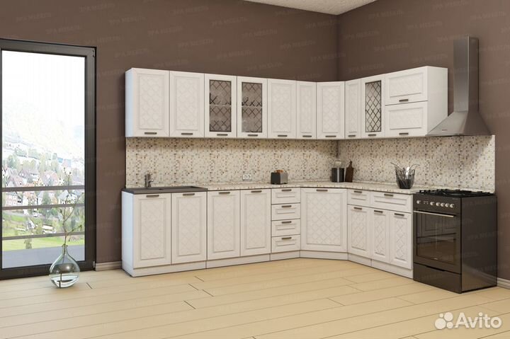 Кухня агава модульная мдф. Доставка, сборка