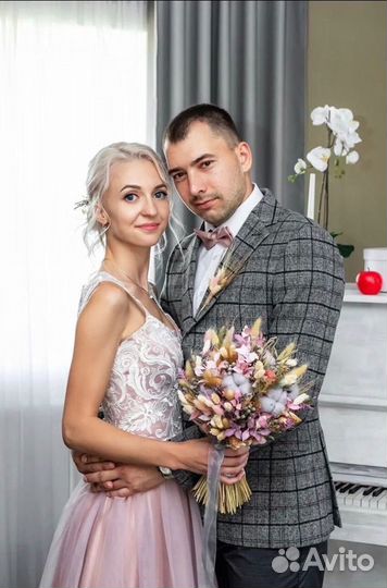 Букет невесты из сухоцветов