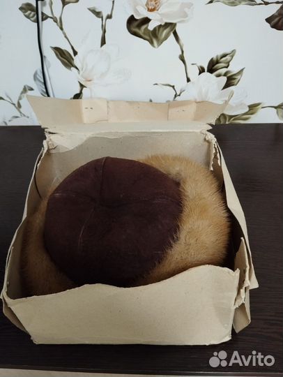 Шапка женская из натурального меха