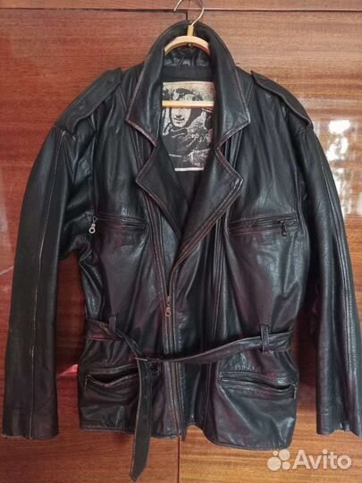 Кожаная куртка мужская