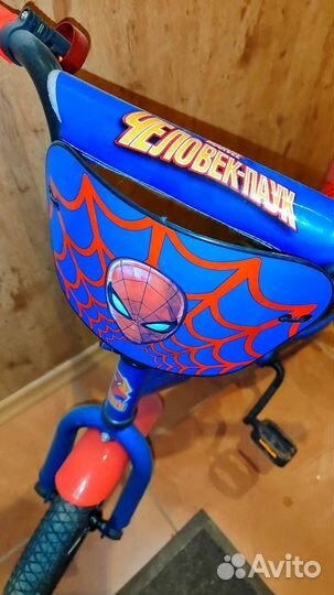 Велосипед детский spider man (человек паук)