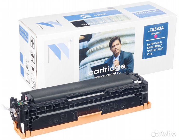 Картридж HP CB543A (NVPrint)