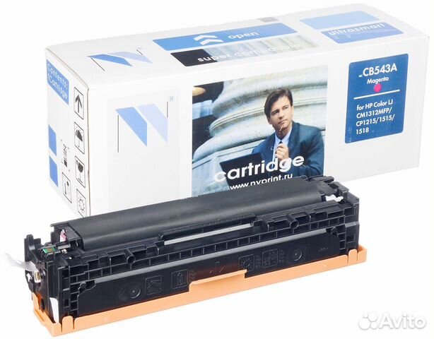 Картридж HP CB543A (NVPrint)