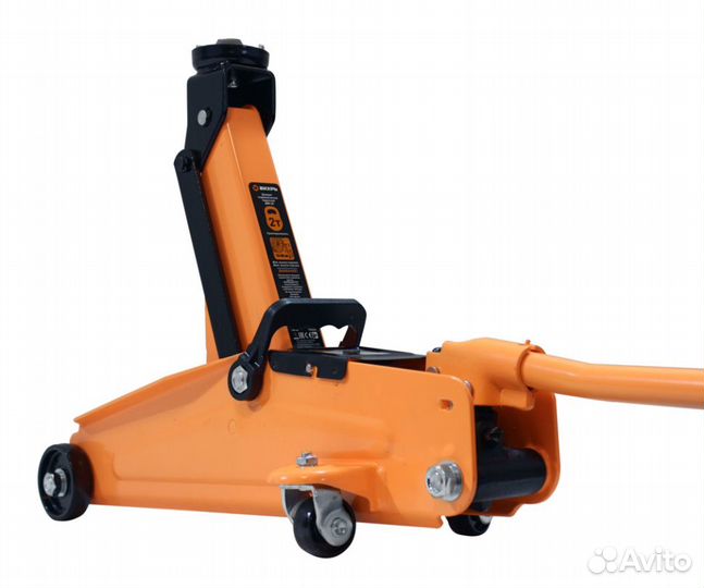 Домкрат гидравлический подкатной дмк-2К (2 т, 135