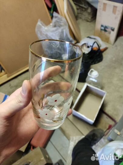 Подарочный набор стаканов СССР Стеклоизделие