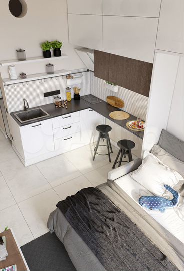 Апартаменты-студия, 18,9 м², 9/9 эт.