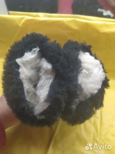 Варежки натуральные замшевые женские