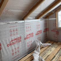 Утепление крыши чердака без отходов и стыков, Энгельс