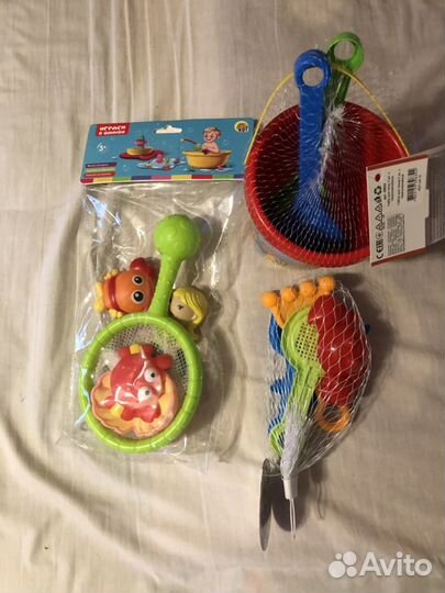 Игрушки для ванной и песочницы