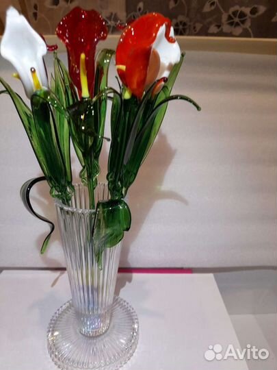 Работы из цветного стекла