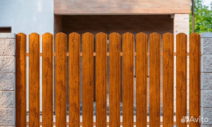 Евроштакетник металлический 