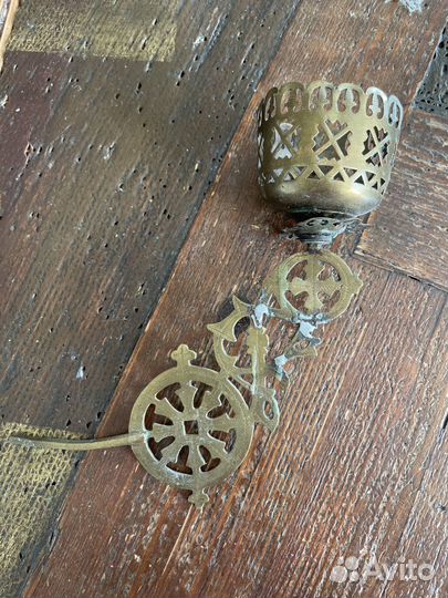 Лампада из латуни