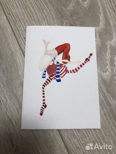 Открытки ручной работы акварель