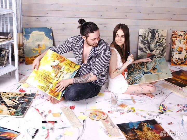 Картина на заказ по фото по номерам