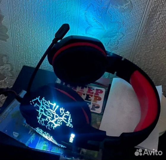 Игровые наушники с микрофоном Sven RGB гарнитура