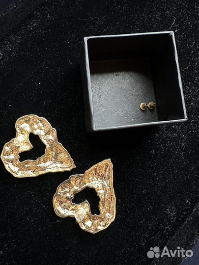 Серьги сердце