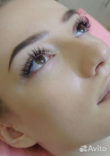 Наращивание ресниц,ламинирование бровей,ресниц