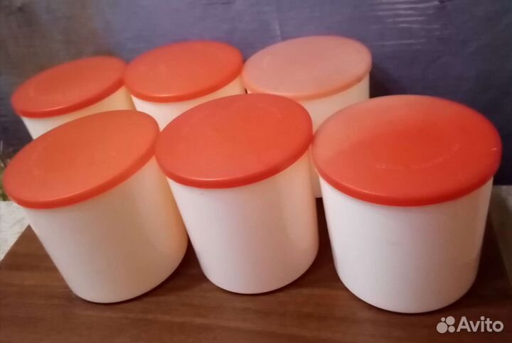 Банки для сыпучих 6шт по 1.5л