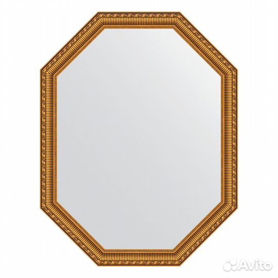 Зеркало Evoform Octagon BY 7060 70x90 золотой акв