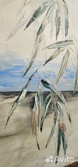 Интерьерная картина большая текстурная масло