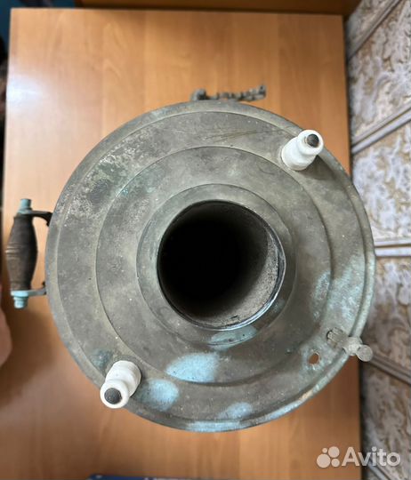 Самовар медный на дровах