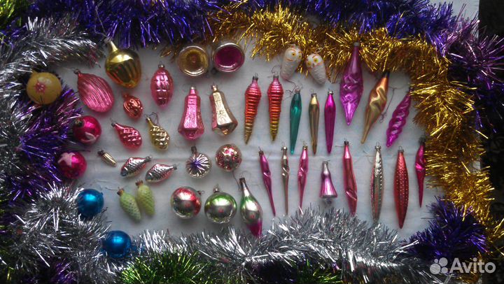 Советские ёлочные игрушки
