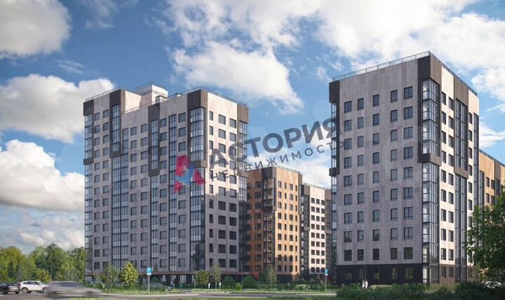 1-к. квартира, 37,4 м², 3/14 эт.
