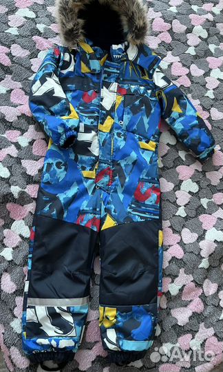 Зимний комбинезон lassie 110 для мальчика