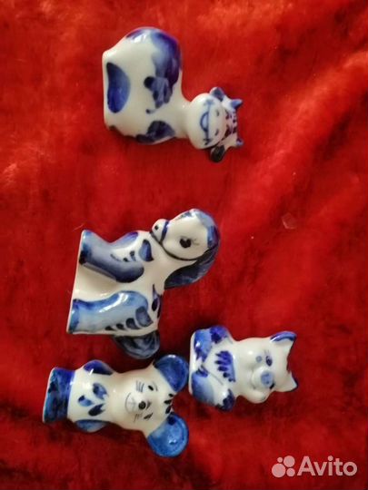 Мини статуэтка Гжель