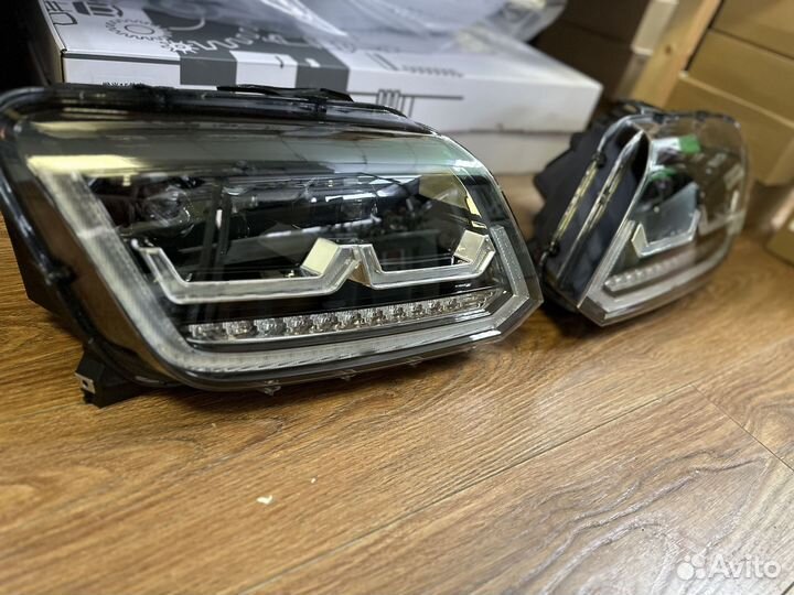Фары VW Амарок оптика LED Фольц Амарок тюнинг