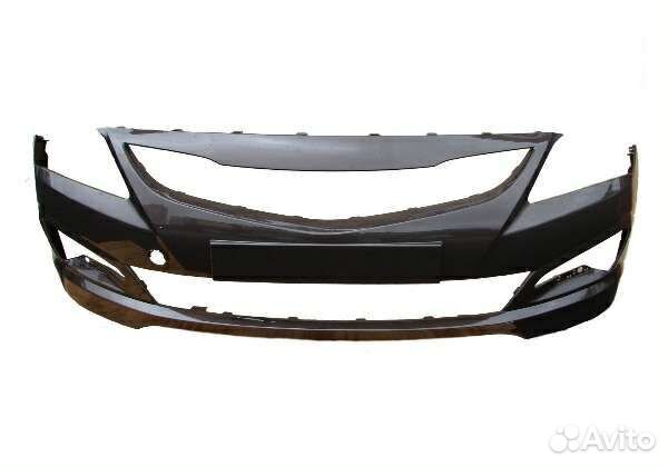 Передний бампер белый фокус 3