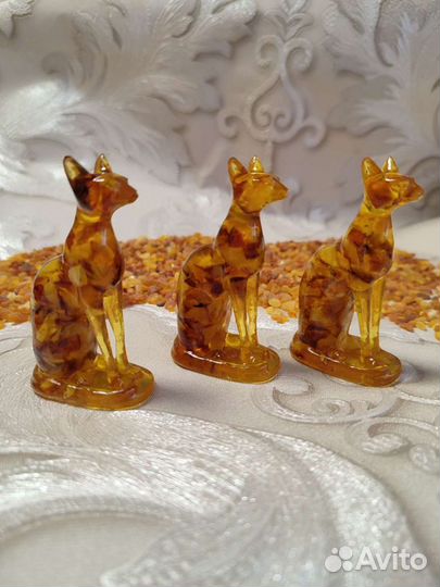 Янтарный кот сфинкс