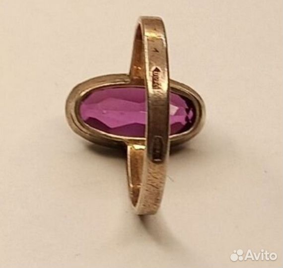 Серебряное кольцо с александритом