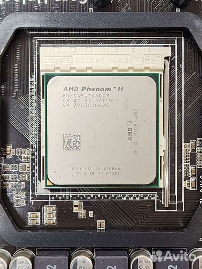 MB Asus M4A78T-M LX + CPU Phenom II X4 945 3.0Ghz