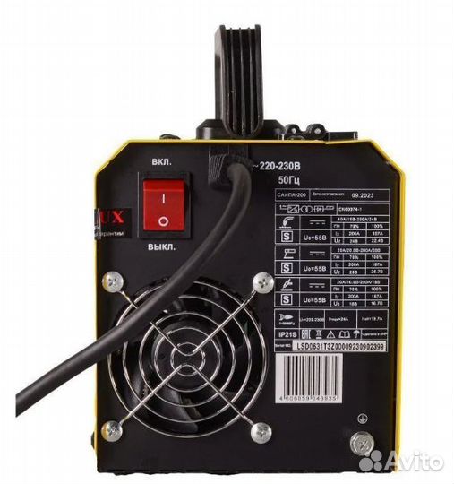 Сварочный полуавтомат Eurolux саипа-200