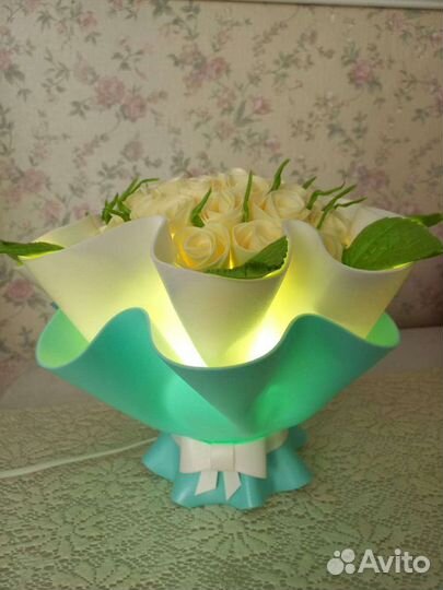 Изготовлю декоративные светильники и букеты