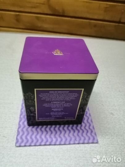 Баночки жестяные из под чая, б/у