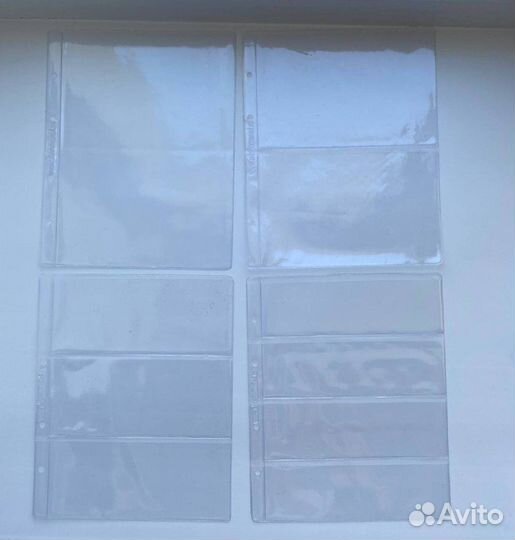 Листы для монет и банкнот оптима холдеры капсулы