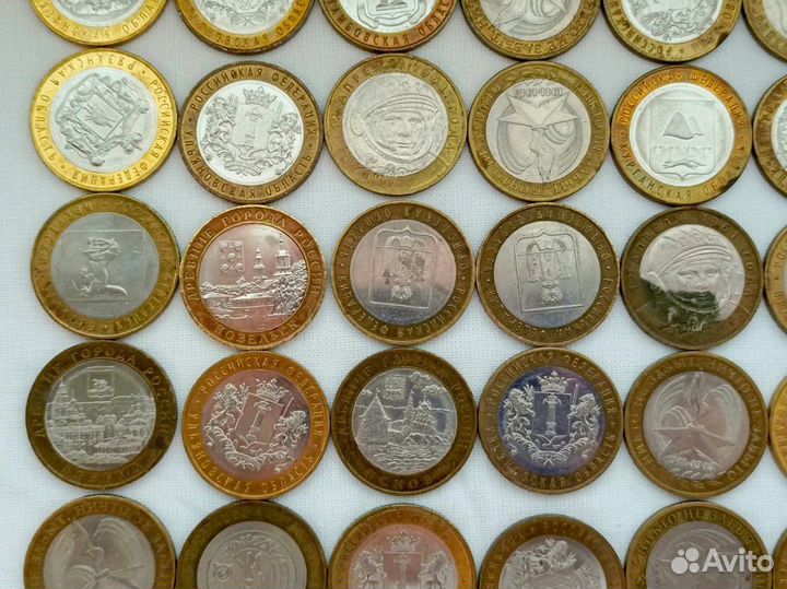 Юбилейные монеты 10