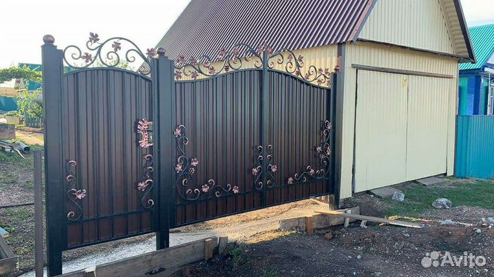 Кованые ворота и калитки