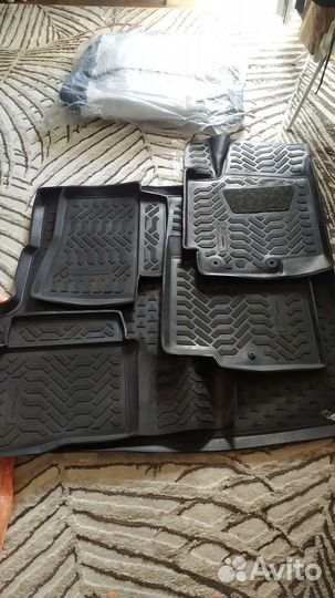 Авто коврики резиновые(KIA RIO 3-й рей-инг2017г)