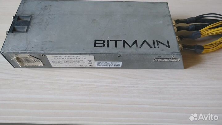 Оригинальный блок питания от Antminer S9