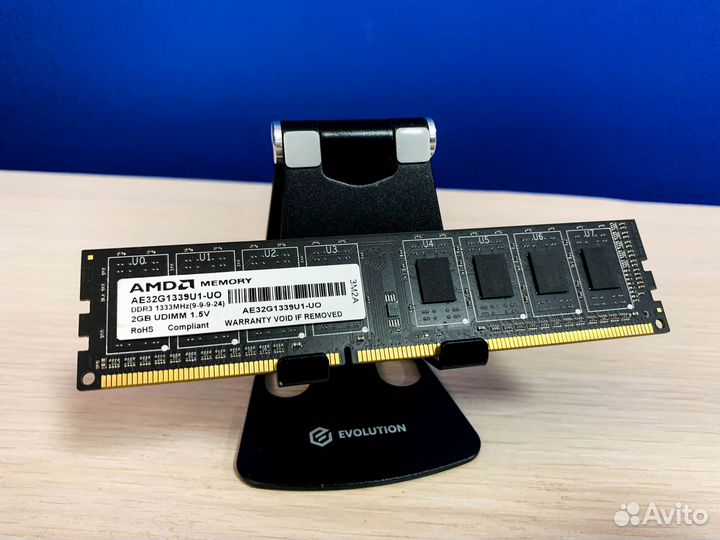 Оперативная память AMD 2Gb DDR3 1333MHz