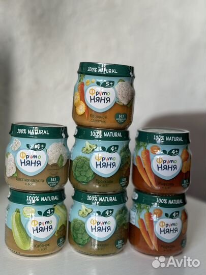 Овощное пюре фрутоняня